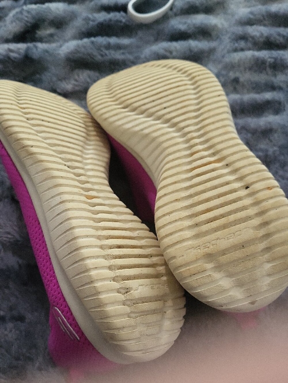 Skechers Women's Slip-On Athletic Sneakers in Bright Pink - Picture 5 of 6
